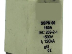 Solarix 500V 160A NH00 Ceramic Din Fuse