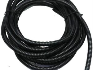 Solarix Flexible Conduit 10mm Diameter PVC Black 5 Metre